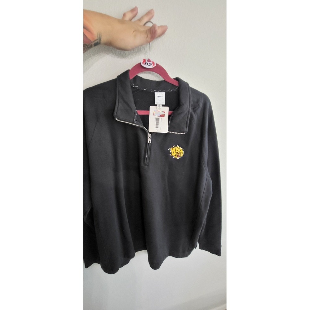 #82 3XL NCAA LION SWEATER QUARTER ZIP NEW WITH TAGS